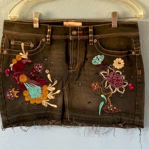 Candie’s Jean Skirt